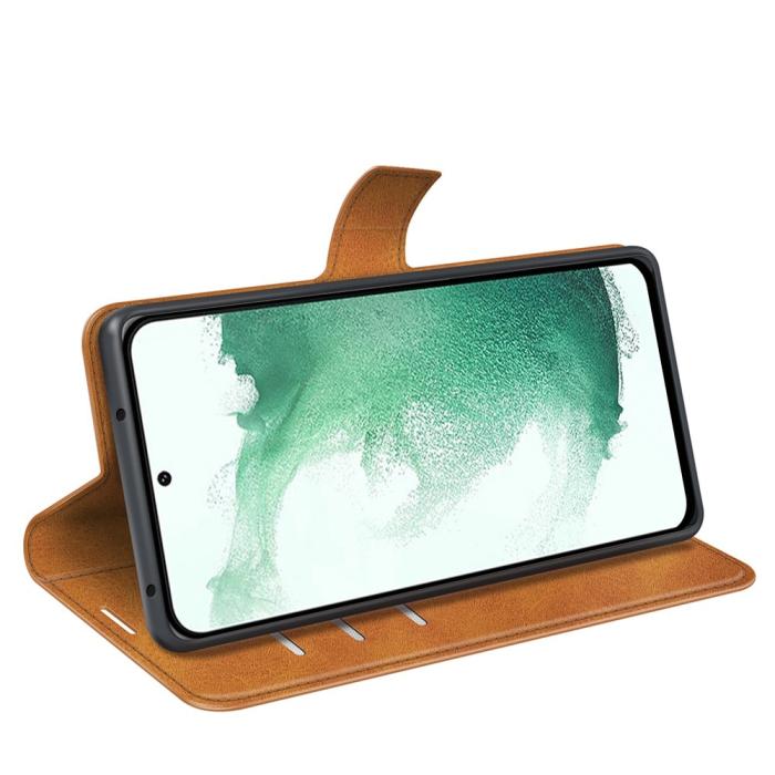 Bild 3,  Samsung Galaxy S23 Plus Fodral Solid Läder Brun - Teknikhallen.se