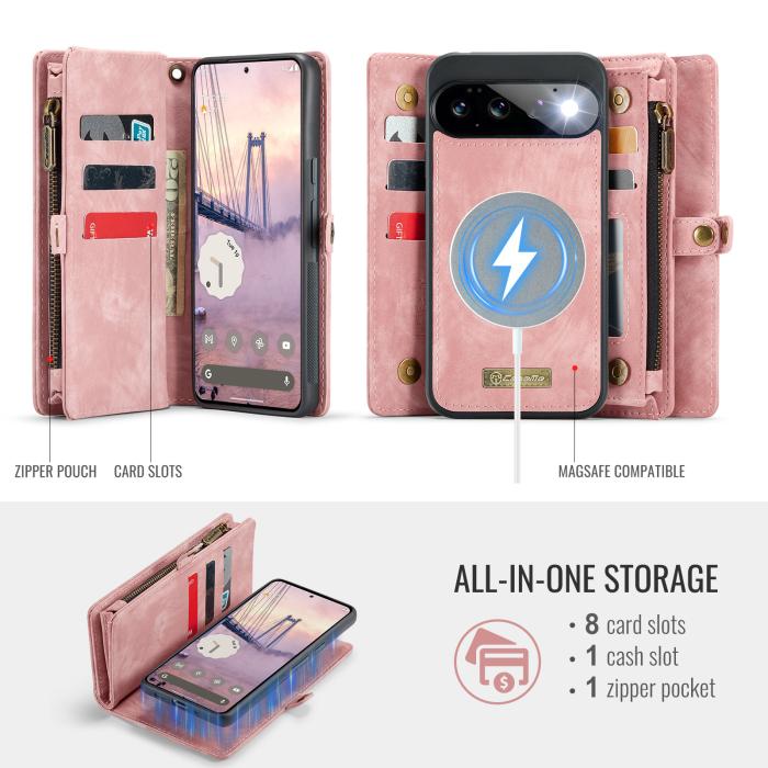 Bild 3, CASEME CASEME Google Pixel 11 / 11 Pro Fodral 2in1 Multifunktionell - Teknikhallen.se