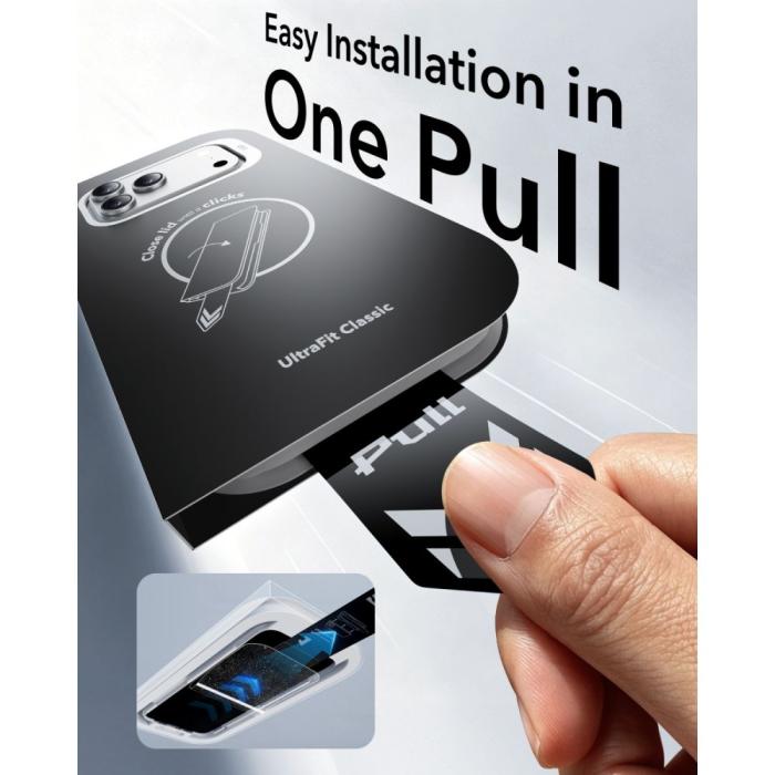 Bild 3, ESR ESR iPhone 18 Pro Max/17 Pro Max 2-PACK Skärmskydd UltraFit Härdat Glas - Teknikhallen.se