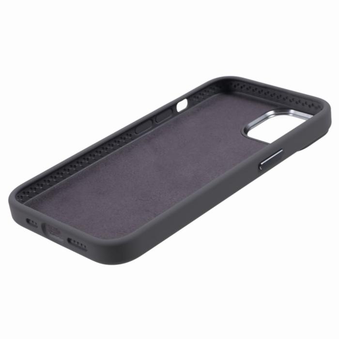 Bild 6,  iPhone 15 Plus Skal Liquid Silikon AluLens Grå - Teknikhallen.se