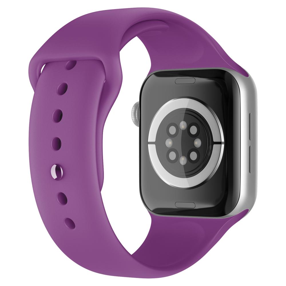 ColorPop Apple Watch 38/40/41 mm Silikon Armband (M/L) Lila - Teknikhallen.se