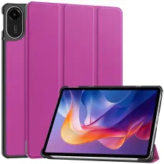  Xiaomi Redmi Pad 2 Fodral Tri-Fold Lila - Teknikhallen.se
