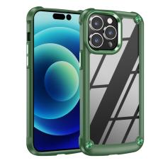  iPhone 15 Pro Max Skal Armor Shockproof Hybrid Gr&ouml;n - Teknikhallen.se