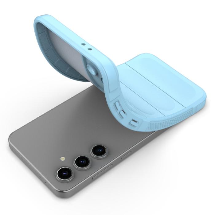 Bild 5,  Samsung Galaxy S24 FE Skal Magic Shield Ljus Blå - Teknikhallen.se