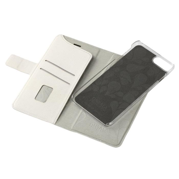 Bild 3, Onsala ONSALA iPhone 6/7/8 Plus 2in1 Magnet Fodral / Skal Saffiano White - Teknikhallen.se