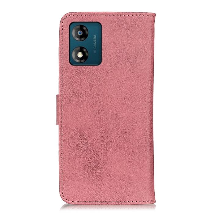 Bild 3, KHAZNEH KHAZNEH Motorola Moto E13 Fodral Läder Rosa - Teknikhallen.se