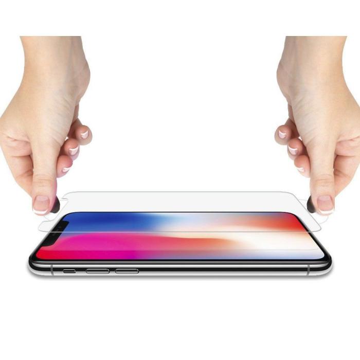 Bild 4, Spigen Spigen iPhone 11 Pro/X/Xs Skärmskydd Slim Glas.tR Härdat Glas - Teknikhallen.se