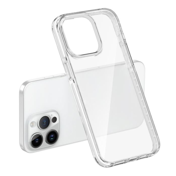 Bild 6,  iPhone 15 Pro Skal Hybrid Dual-Color Vit - Teknikhallen.se