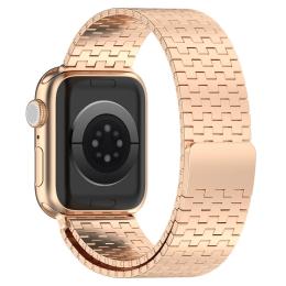  Apple Watch 38/40/41 mm Armband Magnetisk Loop Roséguld - Teknikhallen.se