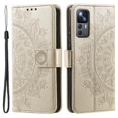  Xiaomi 12T / 12T Pro Fodral Mandala L&auml;der Guld - Teknikhallen.se