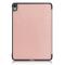  iPad Air 2020/2022/2024 Fodral Tri-Fold Litchi Roséguld - Teknikhallen.se