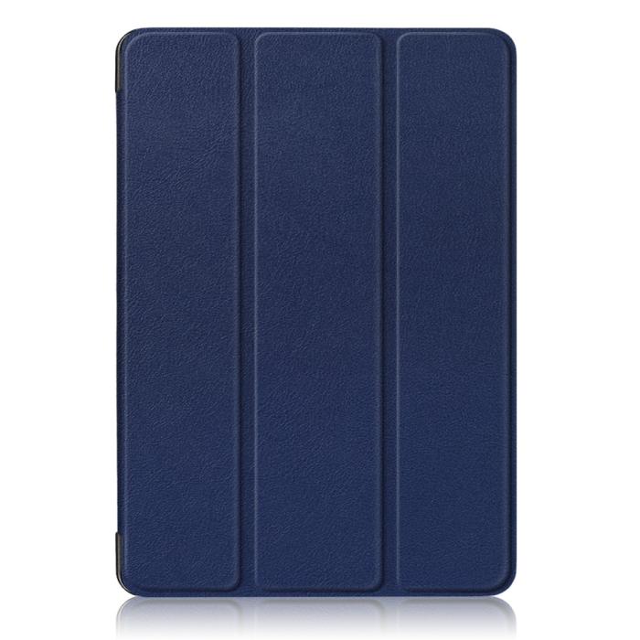 Bild 2,  iPad Air 2026-2020 Fodral Tri-Fold Litchi Blå - Teknikhallen.se