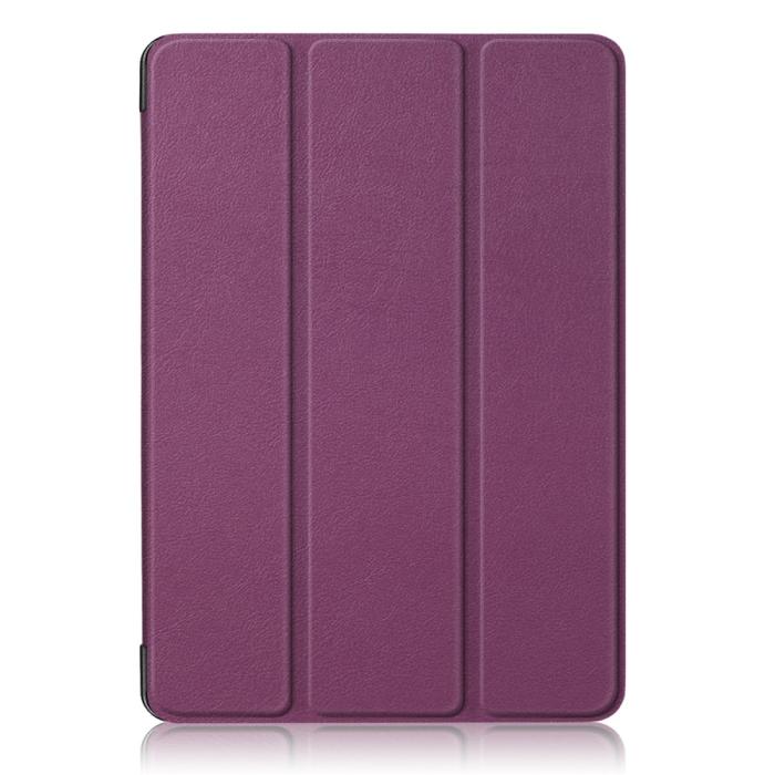 Bild 2,  iPad Air 2026-2020 Fodral Tri-Fold Litchi Lila - Teknikhallen.se
