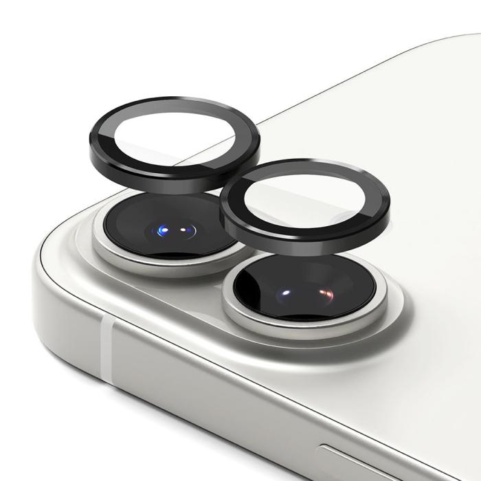 Bild 2, Ringke Ringke iPhone 17 2-PACK Linsskydd Svart - Teknikhallen.se