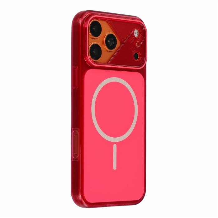 Bild 2,  iPhone 18 Pro Max/17 Pro Max Skal MagSafe Reptåligt Röd - Teknikhallen.se