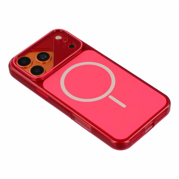 Bild 3,  iPhone 18 Pro Max/17 Pro Max Skal MagSafe Reptåligt Röd - Teknikhallen.se