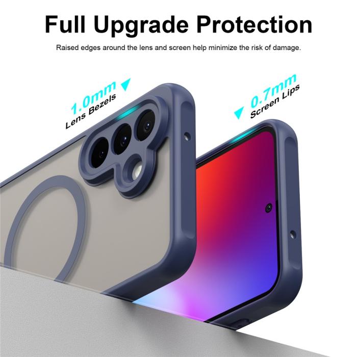 Bild 2,  Samsung Galaxy A27 5G Skal TPU Magsafe Matt Mörk Blå - Teknikhallen.se