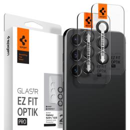 Spigen Spigen Galaxy S24 / S23 / S23 Plus 2-PACK Optik.tR "Ez Fit" Linsskydd Svart - Teknikhallen.se