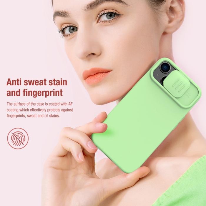 Bild 6, NILLKIN NILLKIN iPhone 14 Plus Skal CamShield Silky Liquid Lila - Teknikhallen.se
