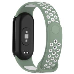  Xiaomi Smart Band 8 Träningsarmband Dual-Color Grön/Vit - Teknikhallen.se