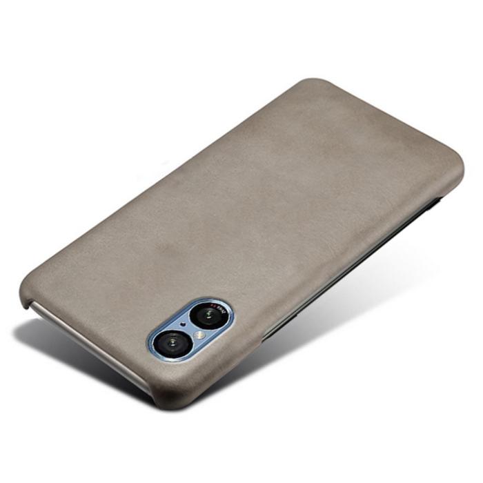 Bild 3,  Sony Xperia 5 V Skal Läderbelagt Grå - Teknikhallen.se
