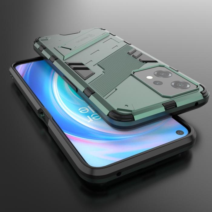 Bild 4,  OnePlus Nord CE 2 Lite 5G Skal Hybrid Armor Kickstand Grön - Teknikhallen.se