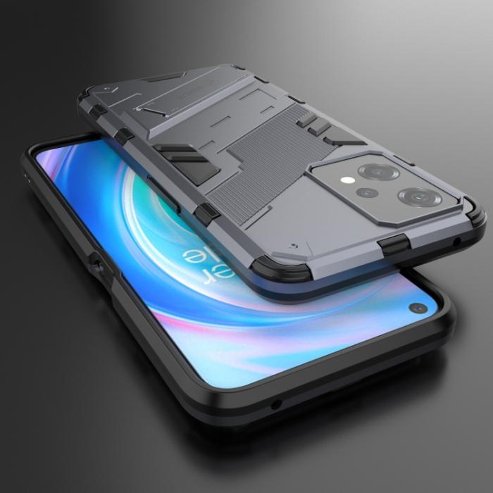 Bild 4,  OnePlus Nord CE 2 Lite 5G Skal Hybrid Armor Kickstand Grå - Teknikhallen.se