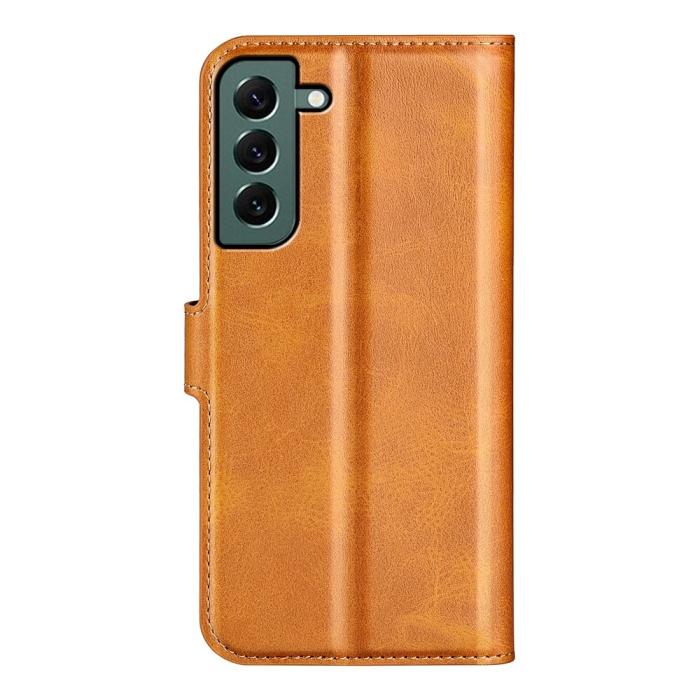 Bild 6,  Samsung Galaxy S23 Plus Fodral Solid Läder Brun - Teknikhallen.se