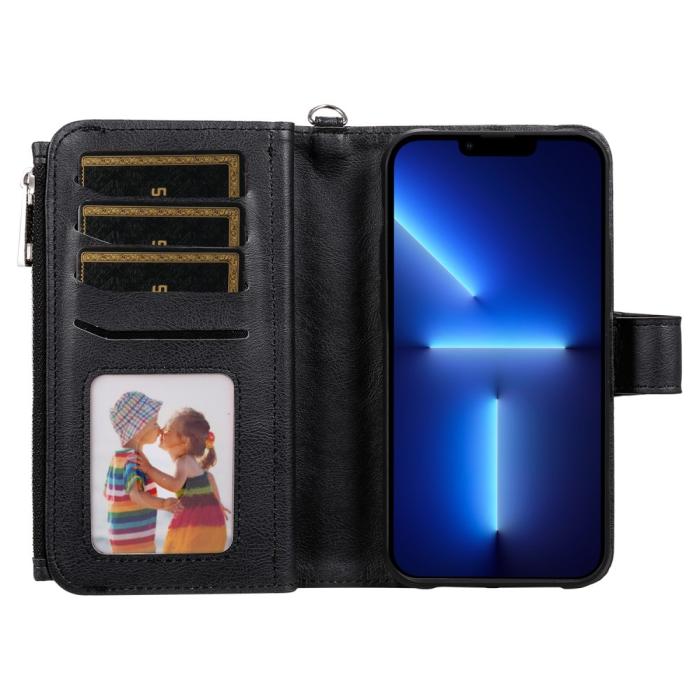 Bild 6,  iPhone 13 Pro Fodral/Skal 2in1 Magnet Multifunktionellt Svart - Teknikhallen.se