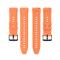  Silikon Armband Smartwatch (22 mm) Orange - Teknikhallen.se