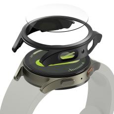 Ringke Ringke Galaxy Watch 7 44 mm Skal/Sk&auml;rmskydd Slim Titanium Svart - Teknikhallen.se
