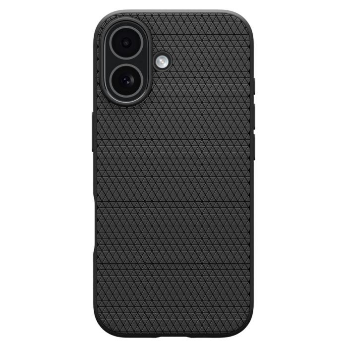 Bild 2, Spigen Spigen iPhone 17 Skal Liquid Air Matt Svart - Teknikhallen.se
