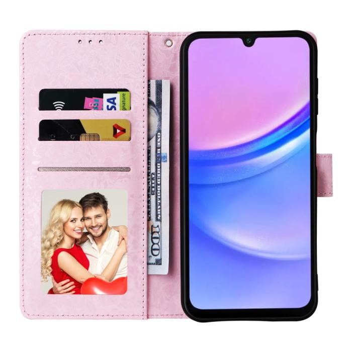 Bild 2,  Samsung Galaxy A16 Fodral RFID Färgglada Blommor - Teknikhallen.se