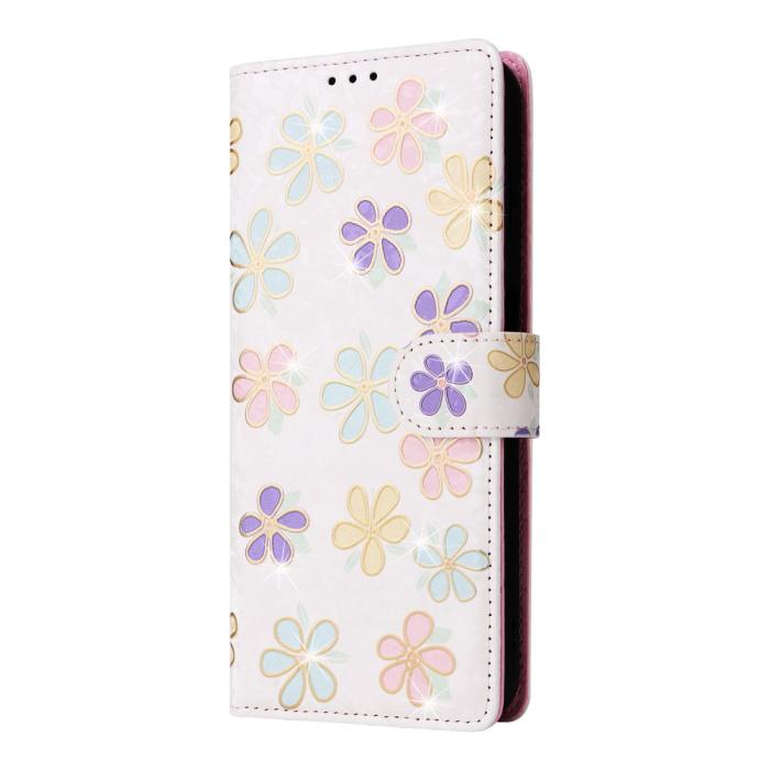 Bild 6,  Samsung Galaxy A16 Fodral RFID Färgglada Blommor - Teknikhallen.se