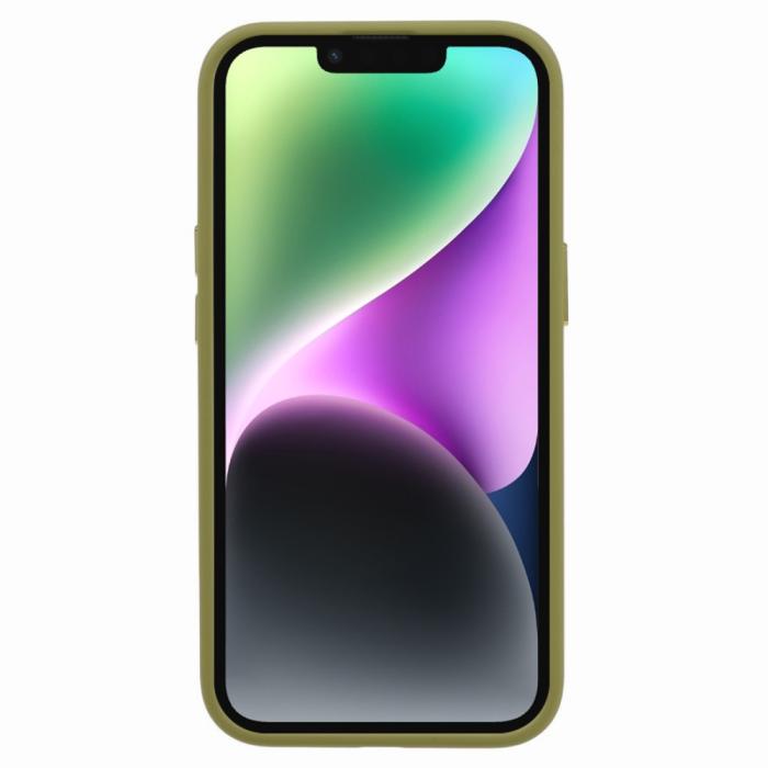 Bild 2,  iPhone 15 Plus Skal Liquid Silikon AluLens Böngrön - Teknikhallen.se