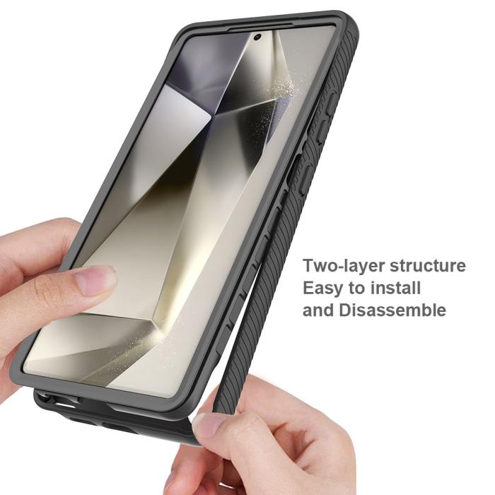Bild 2,  Samsung Galaxy S25 Ultra Skal 360 Hybrid Defense Svart - Teknikhallen.se