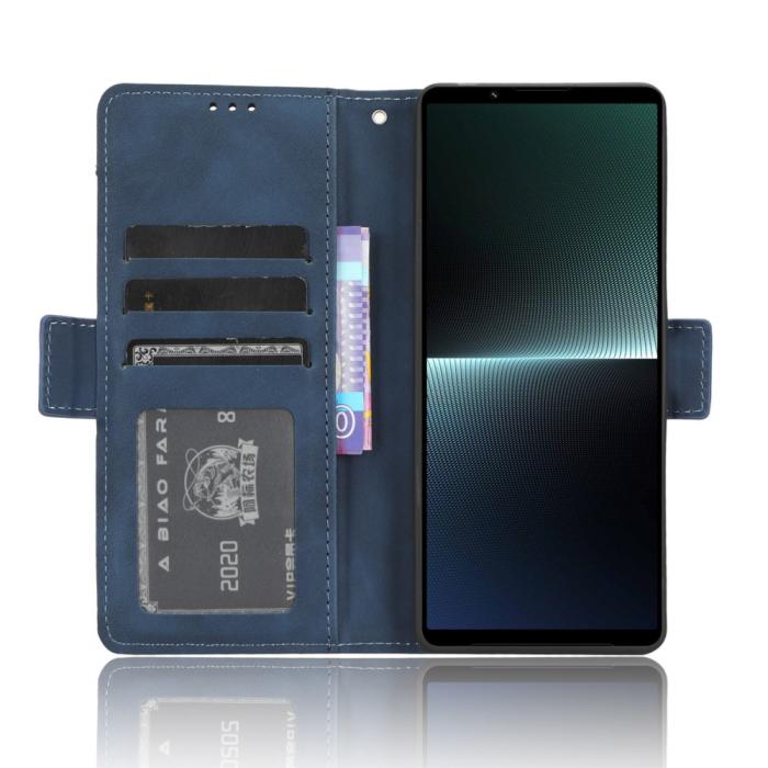 Bild 3,  Sony Xperia 1 V Fodral Med Avtagbart Kortfodral Blå - Teknikhallen.se