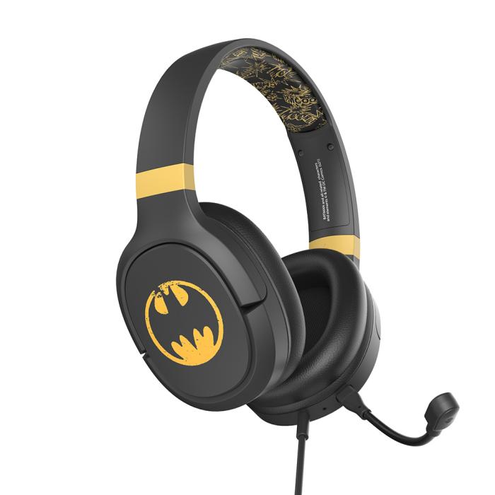 Bild 5, OTL Batman Gaming-Headset Over Ear Bom-Mikrofon - Teknikhallen.se