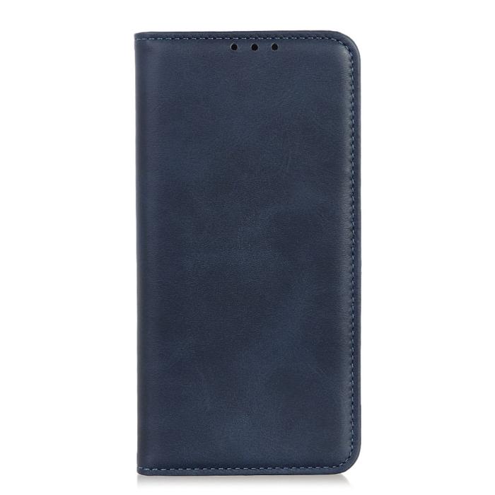 Bild 2,  Samsung Galaxy S22 Plus Fodral Flip Split Läder Blå - Teknikhallen.se