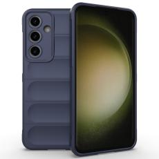  Samsung Galaxy S24 FE Skal Magic Shield M&ouml;rk Bl&aring; - Teknikhallen.se
