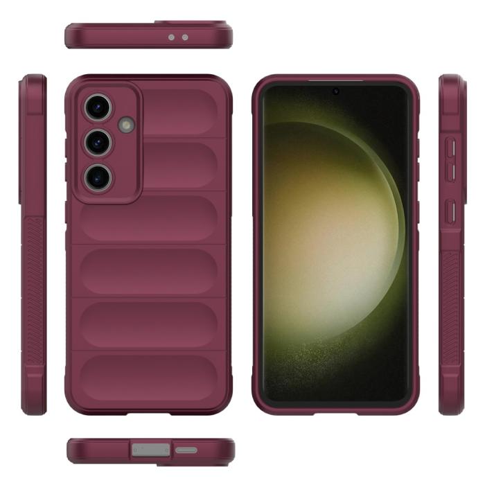 Bild 6,  Samsung Galaxy S24 FE Skal Magic Shield Vinröd - Teknikhallen.se