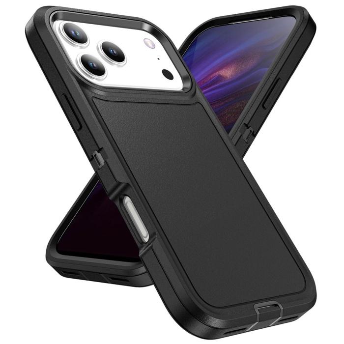 Bild 2,  iPhone 17 Pro Max Skal Extreme Shockproof Hybrid Svart - Teknikhallen.se