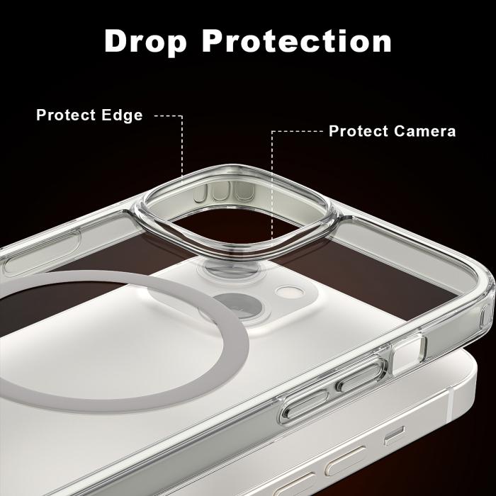 Bild 4, ColorPop ColorPop iPhone 13 Skal CH MagSafe Transparent/Röd - Teknikhallen.se