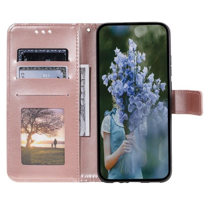 Bild 3,  Xiaomi 12T / 12T Pro Fodral Mandala Läder Roséguld - Teknikhallen.se