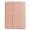  iPad Air 2020/2022/2024 Fodral Tri-Fold Litchi Roséguld - Teknikhallen.se