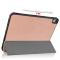  iPad Air 2020/2022/2024 Fodral Tri-Fold Litchi Roséguld - Teknikhallen.se