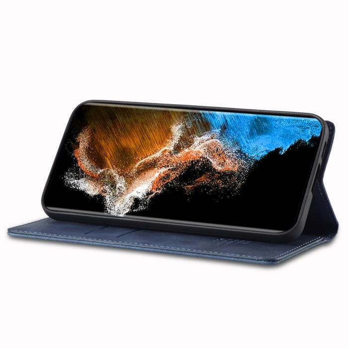 Bild 3, LC.IMEEKE LC.IMEEKE Samsung Galaxy S23 Fodral Flip Läder Blå - Teknikhallen.se