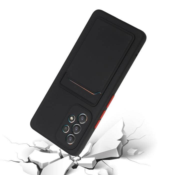 Bild 5,  Samsung Galaxy A53 5G Skal TPU Kortfack Svart - Teknikhallen.se