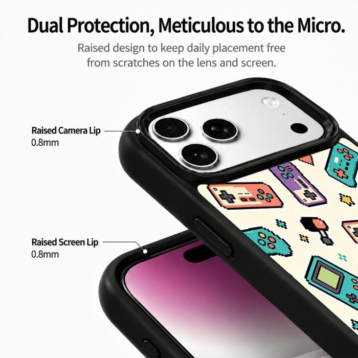 Bild 4,  iPhone 18 Pro / 17 Pro Skal MagSafe UV-Mönster Spel - Teknikhallen.se