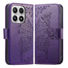  Xiaomi 17 Fodral L&auml;der Fj&auml;ril M&ouml;rk Lila - Teknikhallen.se